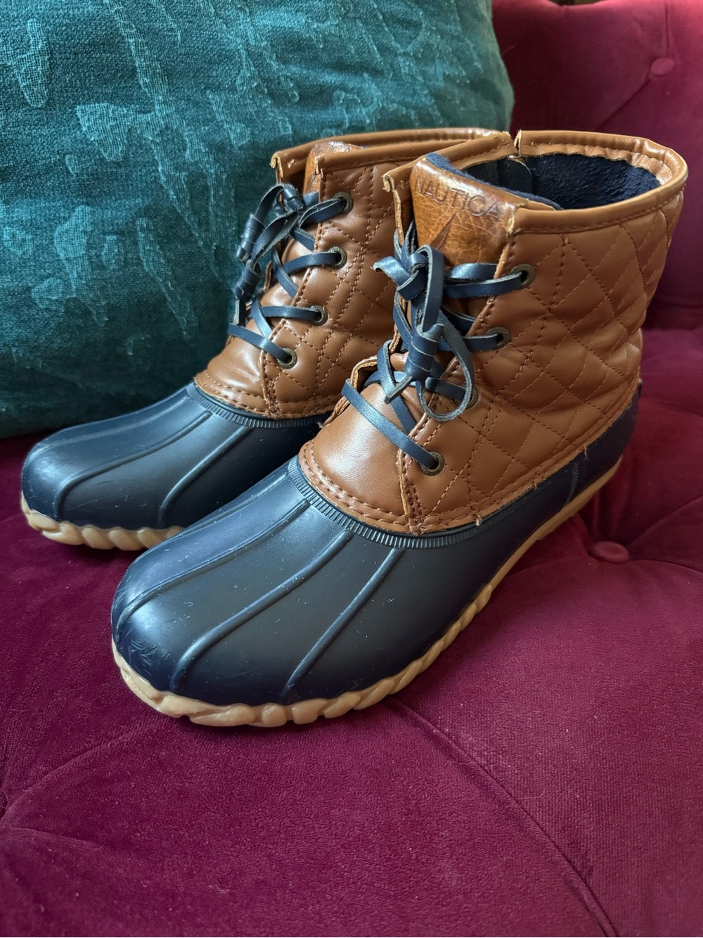 Vintage Nautica - Quilted Duck Boot - Women’s 8